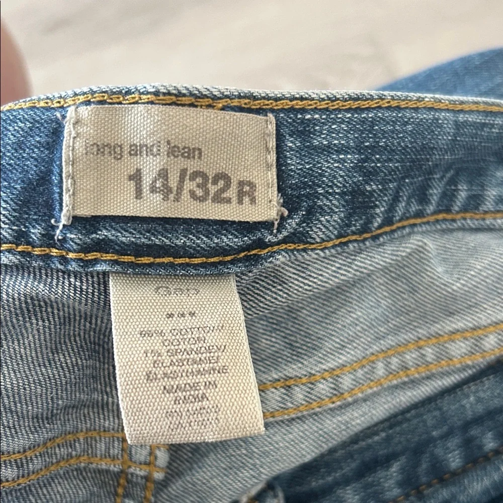GAP Women's Long and Lean Boot Cut Jeans in Denim Blue Size 14/32R - Picture 5 of 5